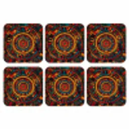Mandala - Cirkels - Patronen onderzetter kurk middel -3d