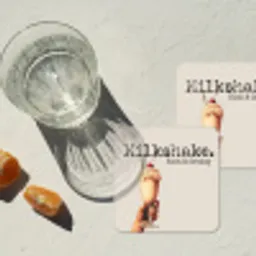 Milkshake - Kers - Rietje onderzetter kurk middel -sfeer4