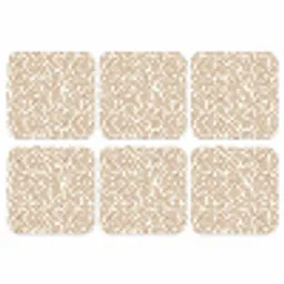 Minimalistisch - Patroon - Terracotta onderzetter kurk middel 366 -3d