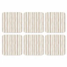 Minimalistisch - Strepen - Beige onderzetter kurk middel 366 -3d