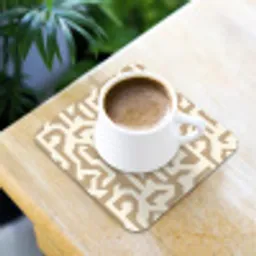 Modern - Abstract - Beige onderzetter kurk middel 366 -sfeer5