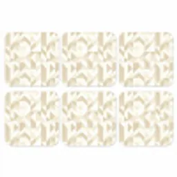Modern - Abstract - Beige onderzetter kurk middel 366 -3d