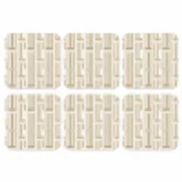 Modern - Geometrisch - Beige onderzetter kurk middel 366 -3d
