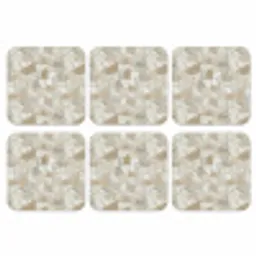 Mozaïek - Stenen - Beige onderzetter kurk middel 366 -3d