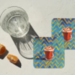 Mok - Koffie - Zigzag - Slagroom onderzetter kurk middel -sfeer4