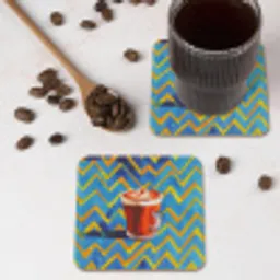 Mok - Koffie - Zigzag - Slagroom onderzetter kurk middel -sfeer2