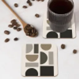 Natuurlijke tinten - Grafisch - Verticale compositie onderzetter kurk middel -sfeer2
