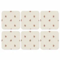Patroon - Koekjes - Beige onderzetter kurk middel 366 -3d