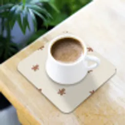 Patroon - Koekjes - Beige onderzetter kurk middel 366 -sfeer5