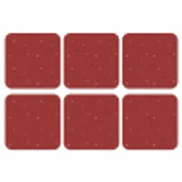 Patroon - Stippen - Rood onderzetter kurk middel 366 -3d