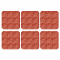 Patroon - Stippen - Rood - Wit onderzetter kurk middel 366 -3d
