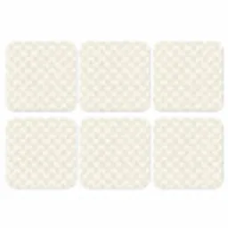 Patroon - Bloemen - Beige onderzetter kurk middel 366 -3d