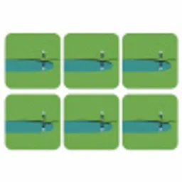 Persoon - Golf - Water - Blauw onderzetter kurk middel -3d