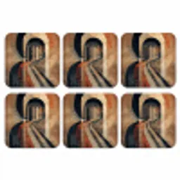 Piano - Toetsen - Abstract onderzetter kurk middel -3d