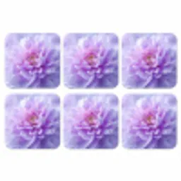 Paars - Dahlia - Dromerig onderzetter kurk middel -3d