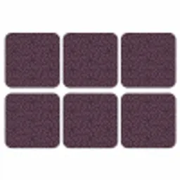 Paars - Geometrisch - Patroon - Donker onderzetter kurk middel 366 -3d