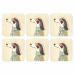 Quote - Hond - Zonnebril onderzetter kurk middel -3d