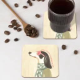 Quote - Hond - Zonnebril onderzetter kurk middel -sfeer2