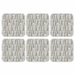 Reliëf - Structuur - Wit onderzetter kurk middel 366 -3d