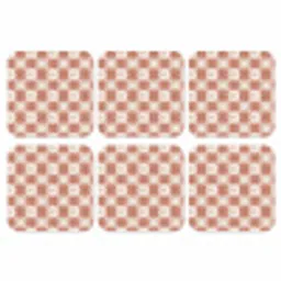 Retro - Klassiek - Roze onderzetter kurk middel 366 -3d