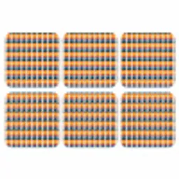 Retro - Disco - Golven onderzetter kurk middel 366 -3d