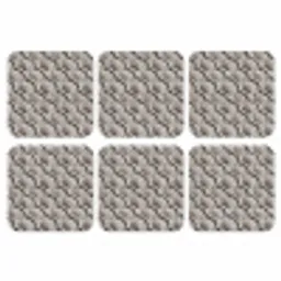 Zand - Schelpenvorm - Grijs onderzetter kurk middel 366 -3d