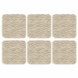 Zand - Golven - Beige onderzetter kurk middel 366 -3d