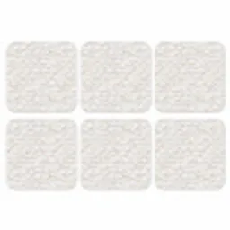 Schubben - Wit - Elegant onderzetter kurk middel 366 -3d