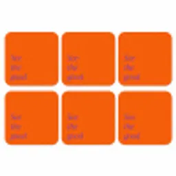 See te good - Paars - Oranje onderzetter kurk middel -3d