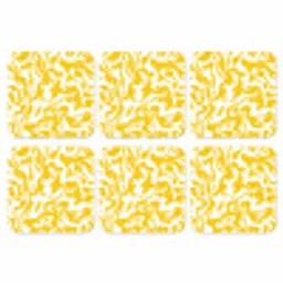 Vormen - Wit - Abstract onderzetter kurk middel -3d