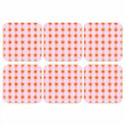 Zon - Motief - Roze onderzetter kurk middel 366 -3d