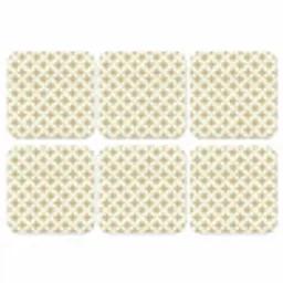 Symmetrisch - Motief - Beige onderzetter kurk middel 366 -3d