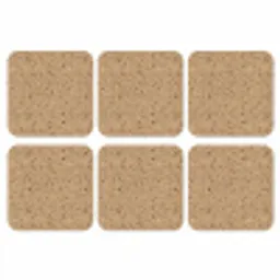Terrazzo - Patroon - Beige onderzetter kurk middel 366 -3d