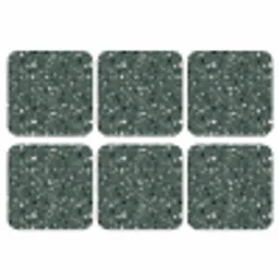 Terrazzo -  Patroon - Kleurrijk - Groen onderzetter kurk middel 366 -3d