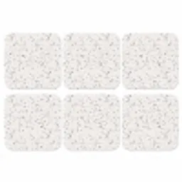Terrazzo -  Patroon  -  Créme onderzetter kurk middel 366 -3d