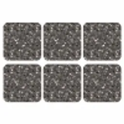 Terrazzo -  Patroon - Grijs onderzetter kurk middel 366 -3d