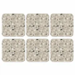 Terrazzo - Patroon - Groen onderzetter kurk middel 366 -3d