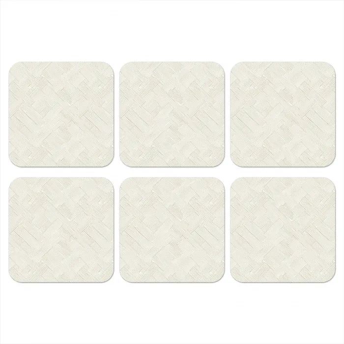 Textuur - Abstract - Beige onderzetter kurk middel 366 -3d