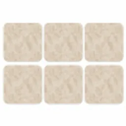 Structuur - Spikkels - Beige onderzetter kurk middel 366 -3d