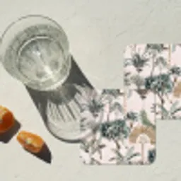 Inductie afdekplaat - Vintage - Jungle - Dieren - Natuur - Inductie beschermer onderzetter kurk middel -sfeer4