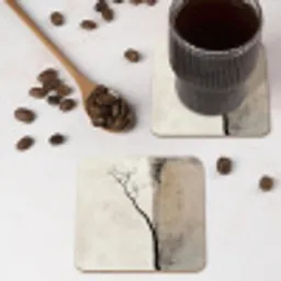 Wabi sabi - Plant - Beige onderzetter kurk middel -sfeer2