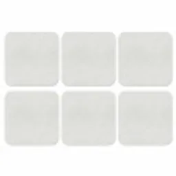 Golven - Ribbels - Wit onderzetter kurk middel 366 -3d