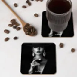 Vrouw - Cocktail - Chic onderzetter kurk middel -sfeer2