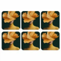Vrouw - Hoed - Geel onderzetter kurk middel -3d