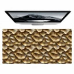 Abstract - Antiek - Goud Muismat XXL klein 681 -zzz3d