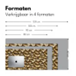 Abstract - Antiek - Goud Muismat XXL klein 681 -sfeer5