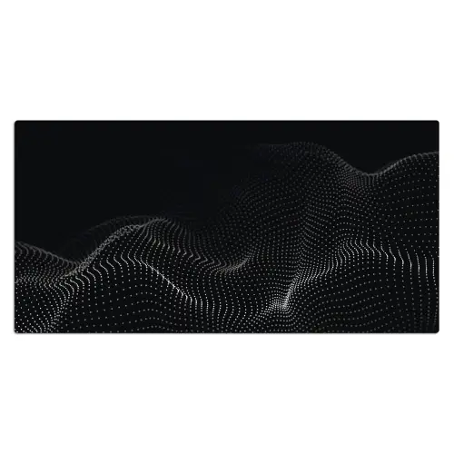 abstract-zwart-wave-gaming Muismat XXL klein -3d_leeg