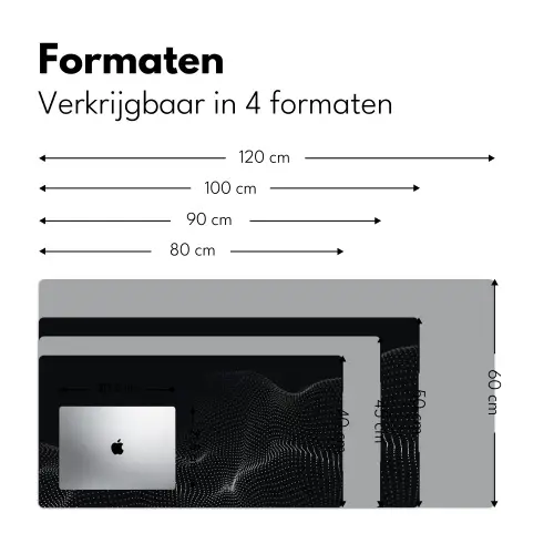 abstract-zwart-wave-gaming Muismat XXL klein -sfeer5