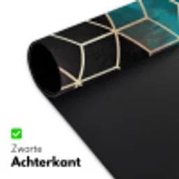 Abstract - Kubus - Goud - Patronen - Luxe Muismat XXL klein -sfeer2