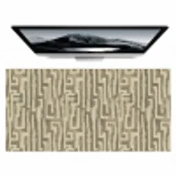 Abstract - Geometrisch - Groen Muismat XXL klein 681 -zzz3d